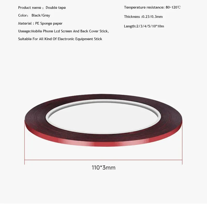 Amaoe Double Sided Adhesive Tape | High Temperature Resistant Sealing Tape for Phone and Tablet Repairs