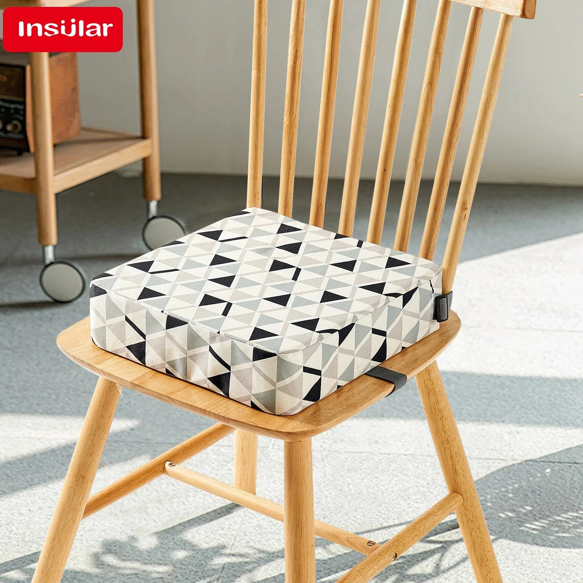 INSULAR Adjustable Kids Booster Seat – Safety Cushion for Dining