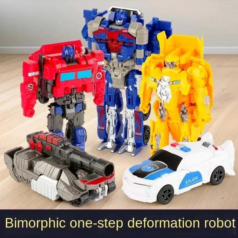 Transformation Car Robot Toy – One-Step Deformation Puzzle Model