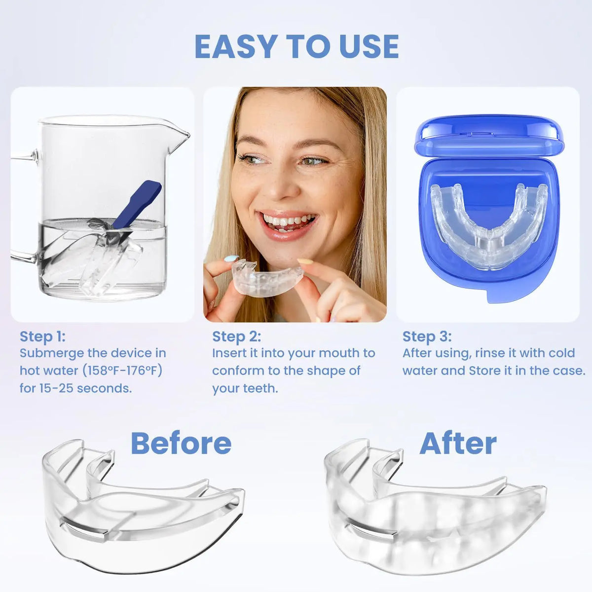 Anti Snoring Mouth Guard | Stop Snoring and Teeth Grinding Device