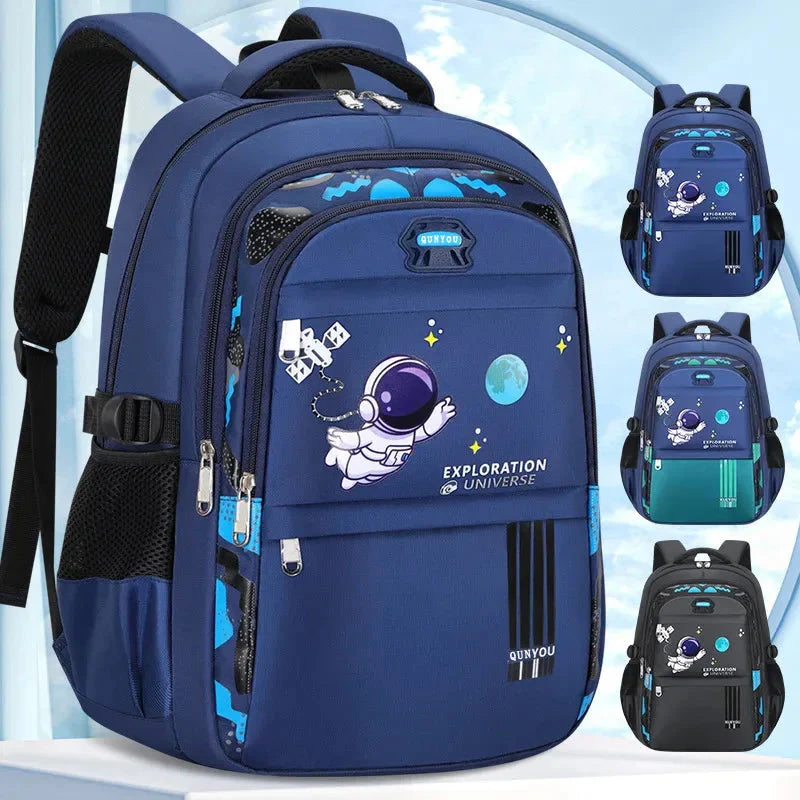 Kids Astronaut Backpack Waterproof School Bag for Boys