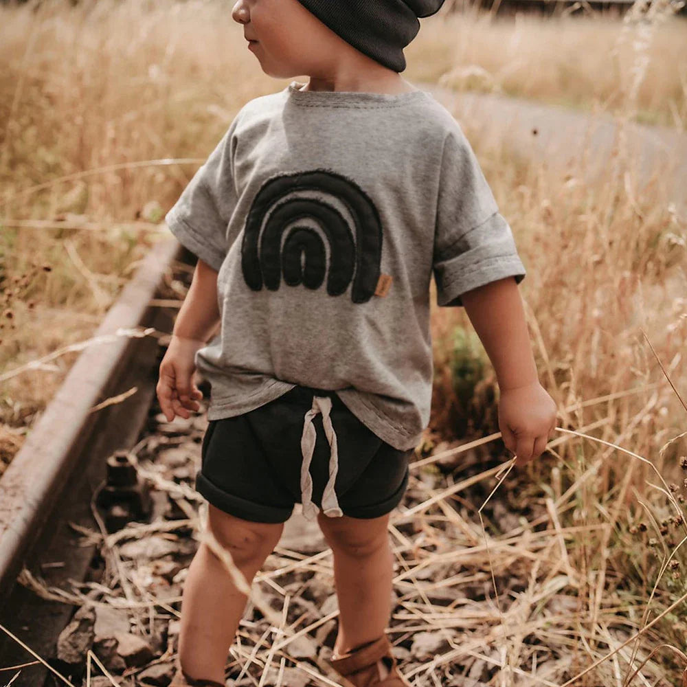Baby Animal Print Cotton T-Shirt | Short Sleeve Top for Toddlers