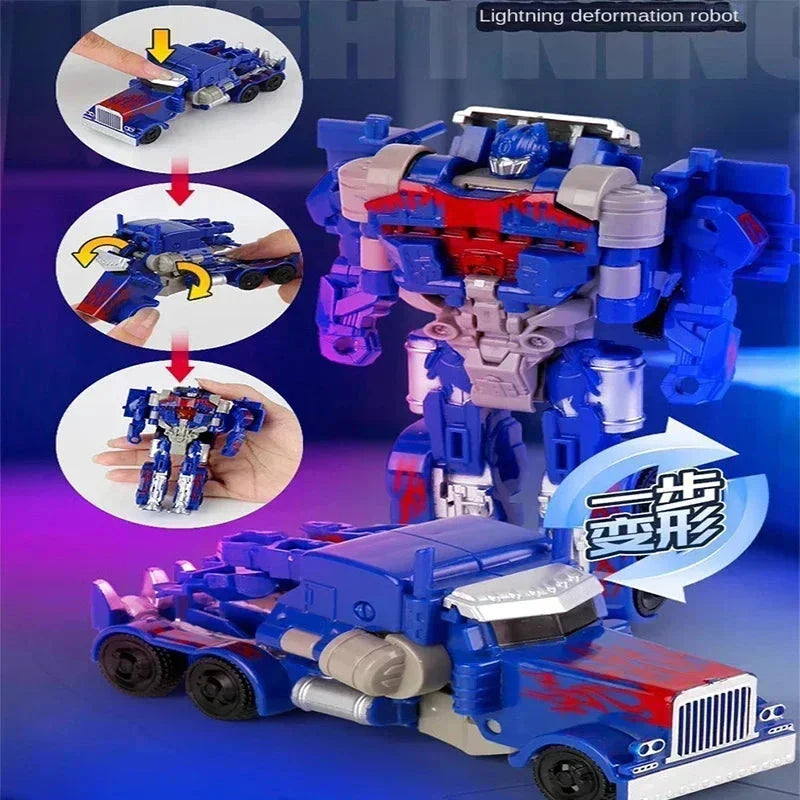 Transformation Car Robot Toy – One-Step Deformation Puzzle Model