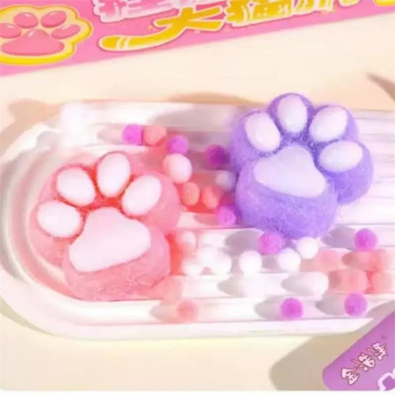 Cat Paw Squishy Toy | Cute Fufu Stress Relief Fidget for Kids and Adults