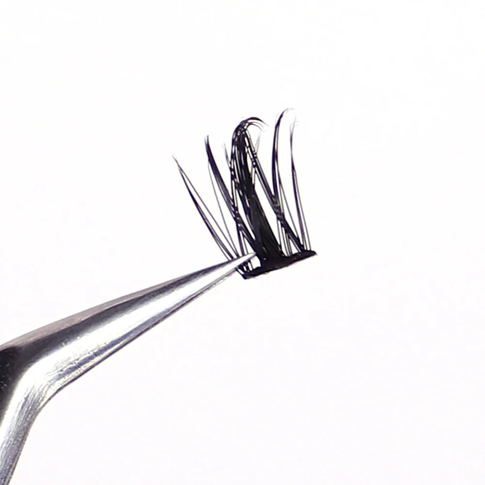 160 Pcs Wheat-Ear Shape Fake Eyelashes | Fine Stem DIY Eyelash Extension Clusters