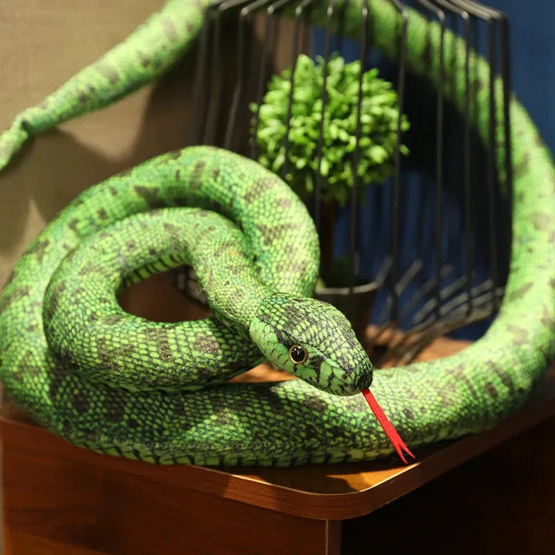 Artificial Python Plush Toy – Long Snake Soft Plush Home Decor