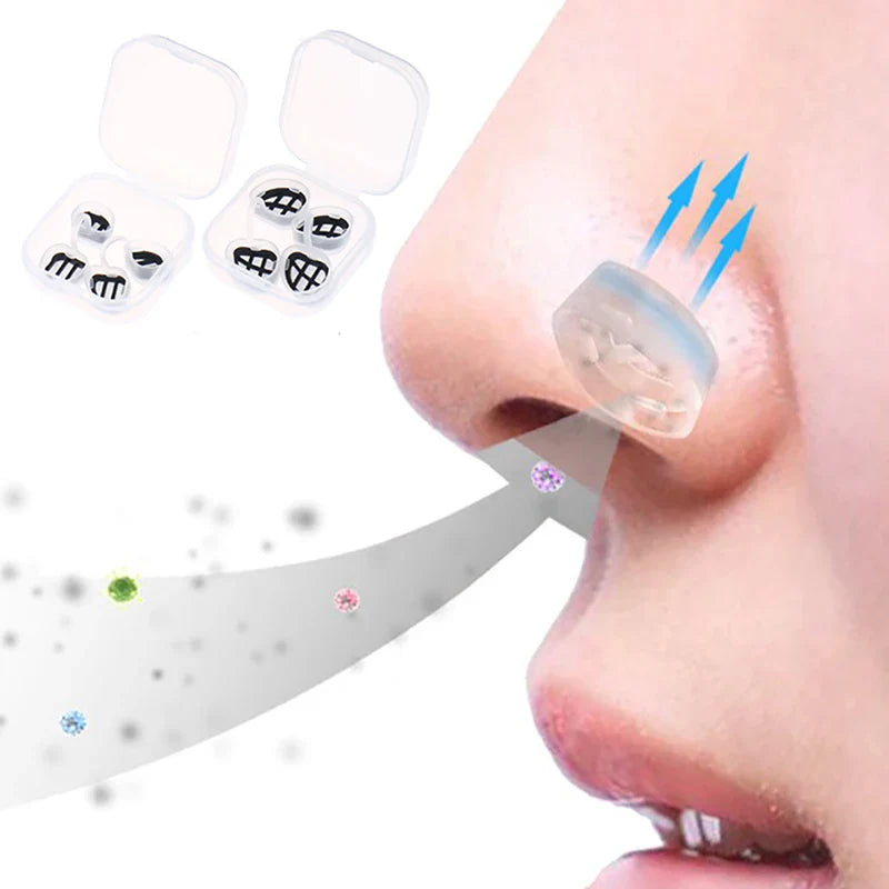 2Pair Comfortable Nose Invisible Nasal Filters | Anti Air Pollution Pollen Allergy Mask