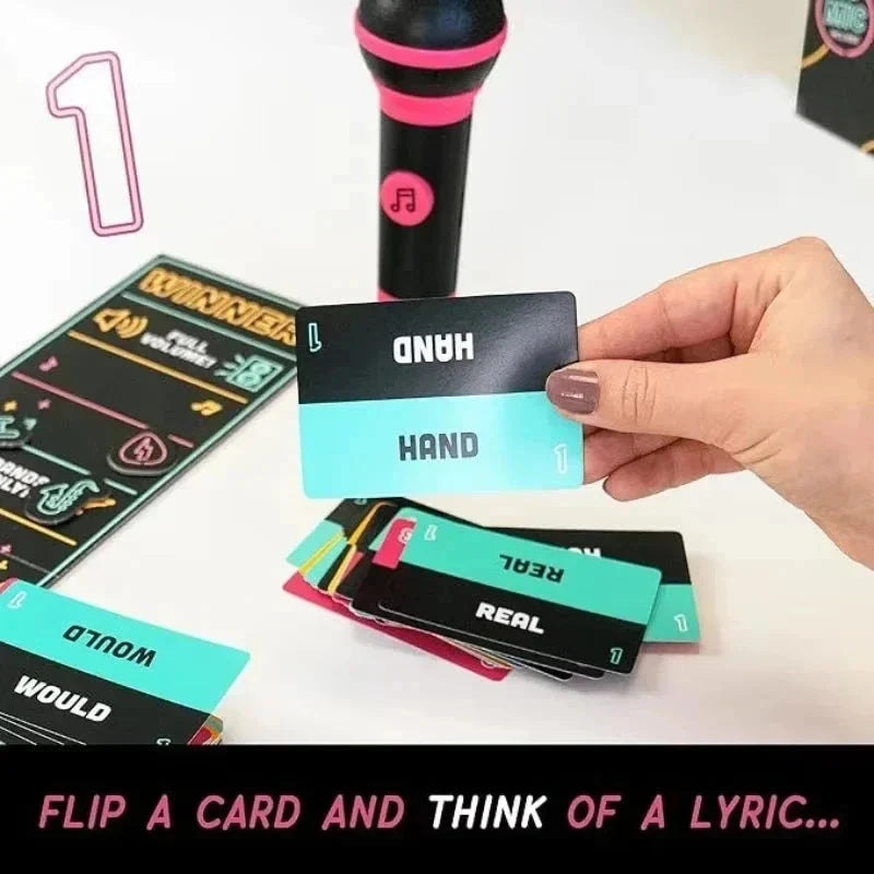 Lucky Egg Grab The Mic – Family Karaoke Board Game for 2-10 Players