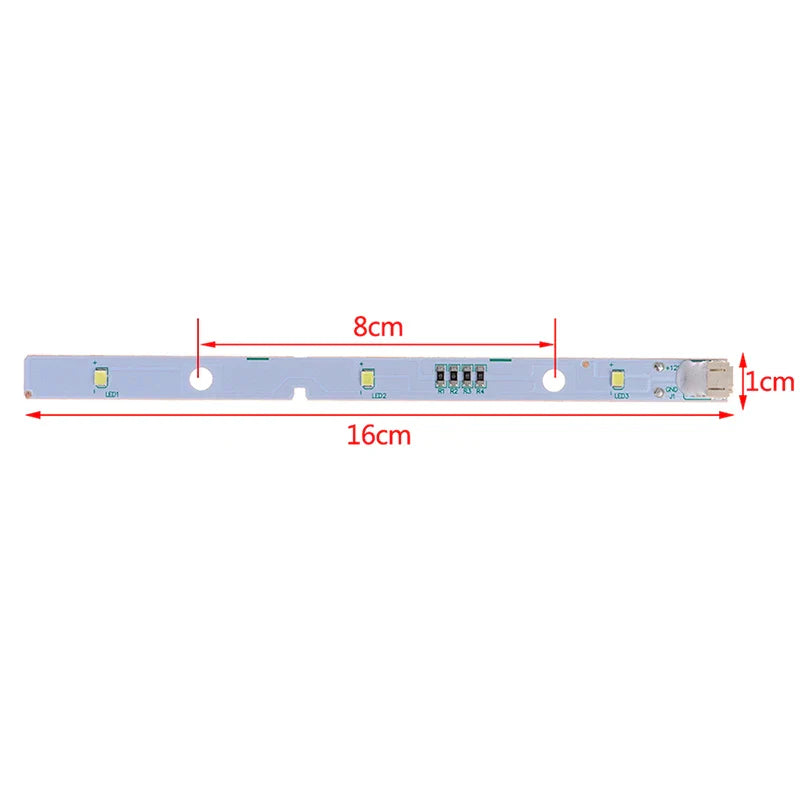 2PCS Refrigerator LED Light Strip Replacement for RONGSHENG HISENSE | DC 12V 2W E349766
