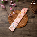 Embroidered Folding Fan Cover Pouch | Silk Fan Protector