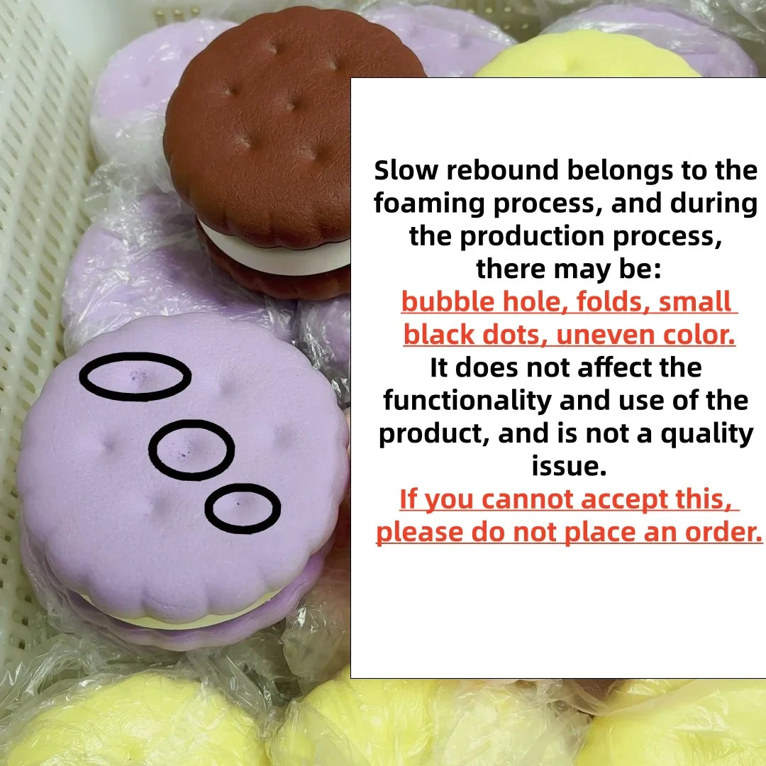 Squishy Simulated Cake Squeeze Toy | Stress Relief Slow Rising Sensory Fidget for Anxiety ADHD Autism Gifts