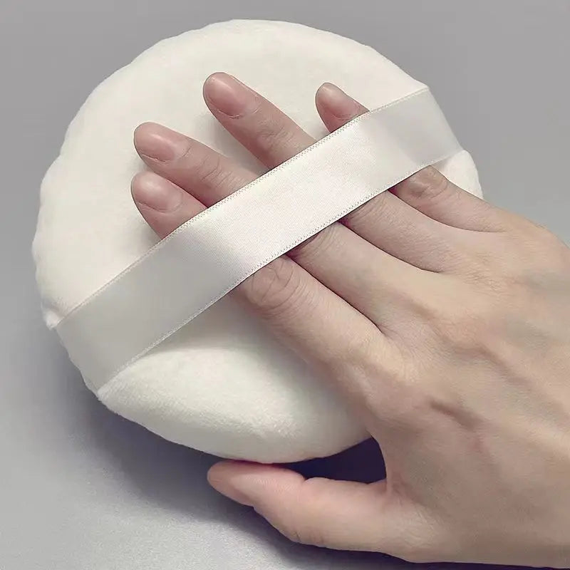 Extra Large Jumbo Body Powder Puff | Smooth Cosmetic Sponge for Loose Mineral Makeup