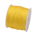 50 Yards 0.8mm Braided Nylon Cord – Durable Satin String for Jewelry Making, Beading, Macrame, Chinese Knot & DIY Crafts