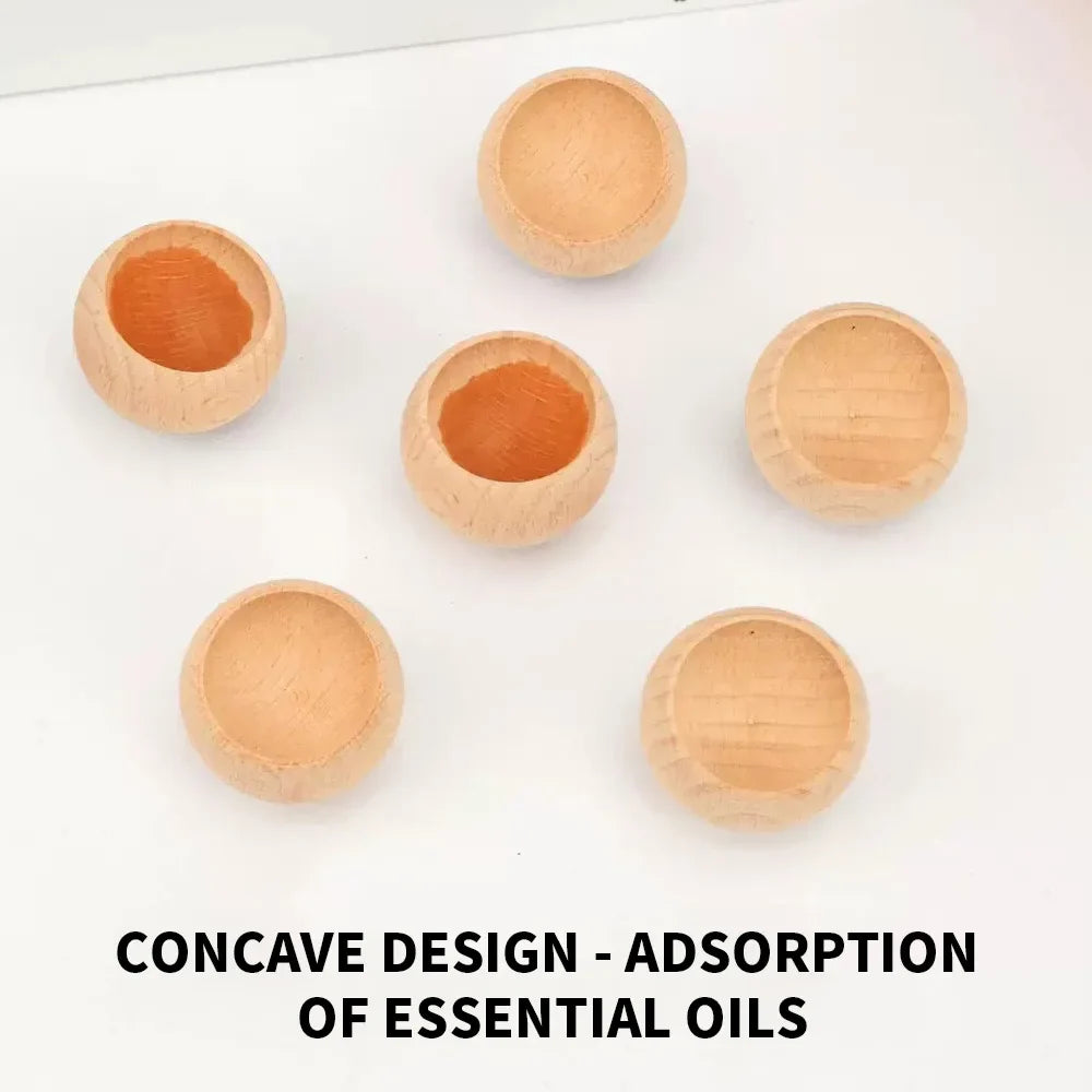 Creative Solid Wood Tumbler Fragrance Expander | Natural Reed Diffuser Set