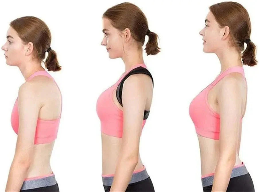 Adjustable Back & Shoulder Posture Corrector – Clavicle Spine Support Belt for Neck, Upper Back & Hunchback Correction