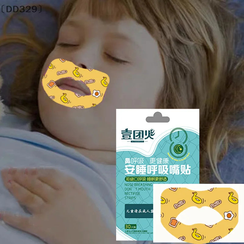 30 Pcs Sleep Closure Stickers for Kids | Gentle Mouth Tape for Nasal Breathing