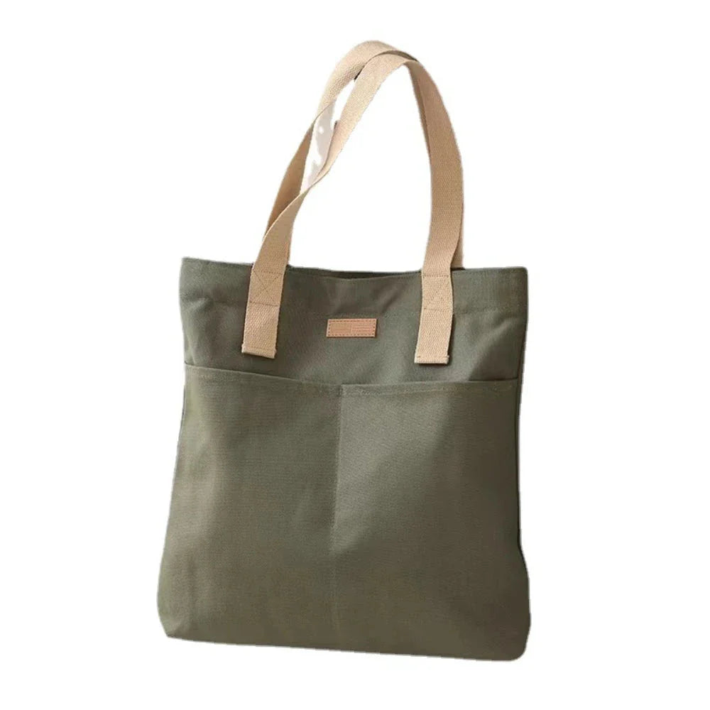 Women’s Canvas Tote Bag – Large Capacity Sewing Thread Handbag