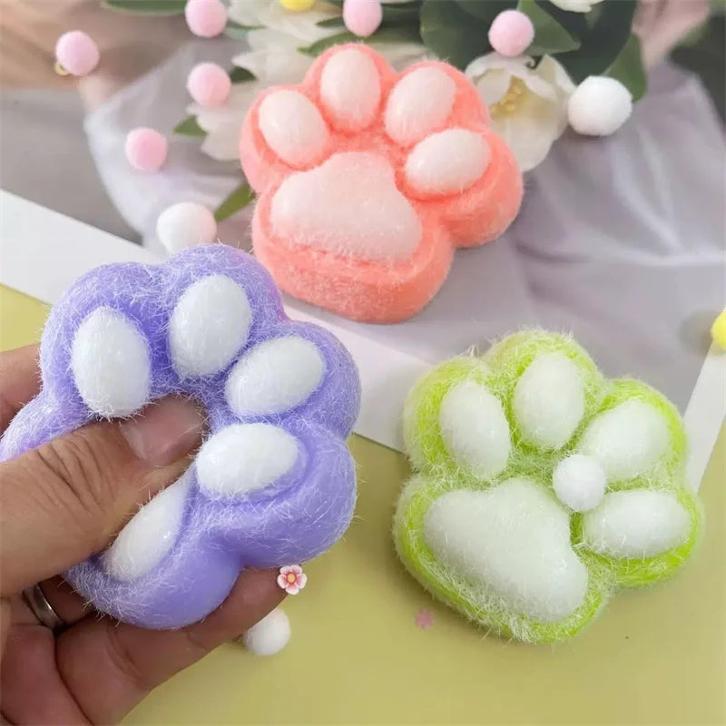 Cat Paw Squishy Toy | Cute Fufu Stress Relief Fidget for Kids and Adults