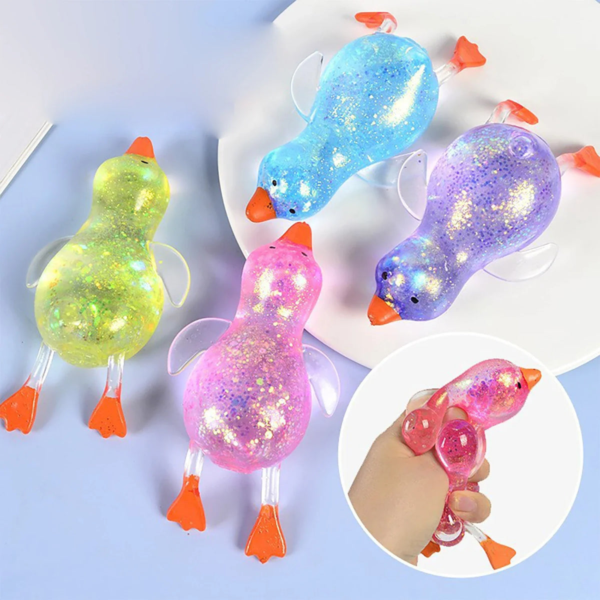 Aurora Maltose Duck Pinch and Stress Relief Toy | Slow Rebound Syrup Ball
