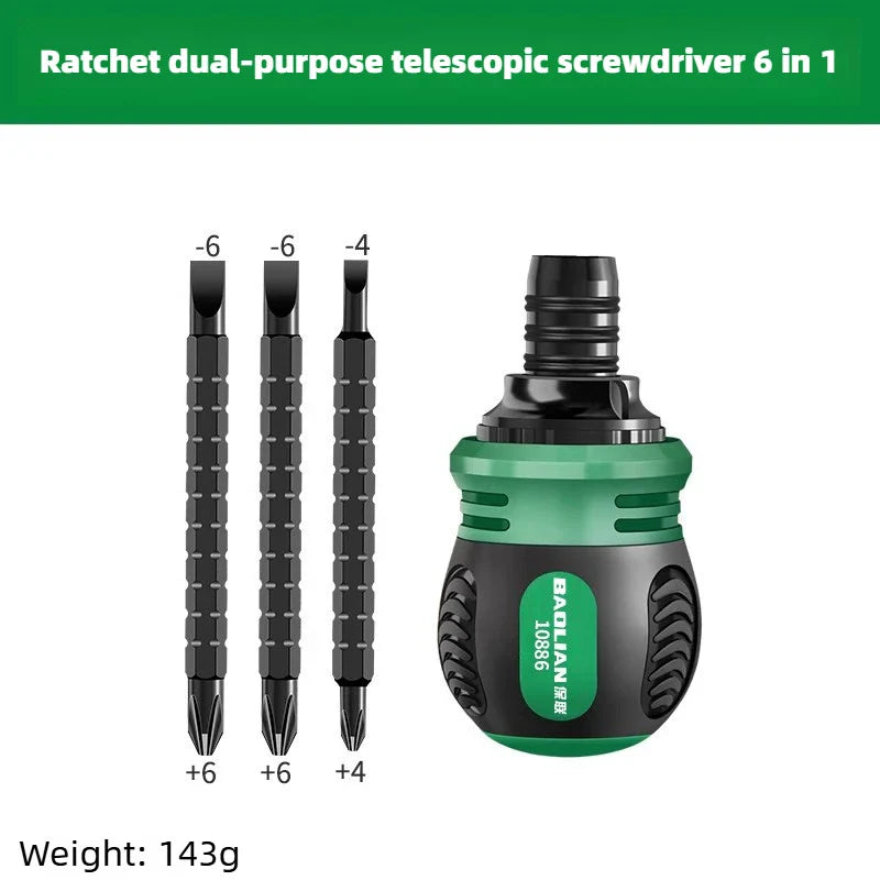 Ratchet Screwdriver Set with Multifunctional Adjustable Bits | Precision Hand Tool Kit