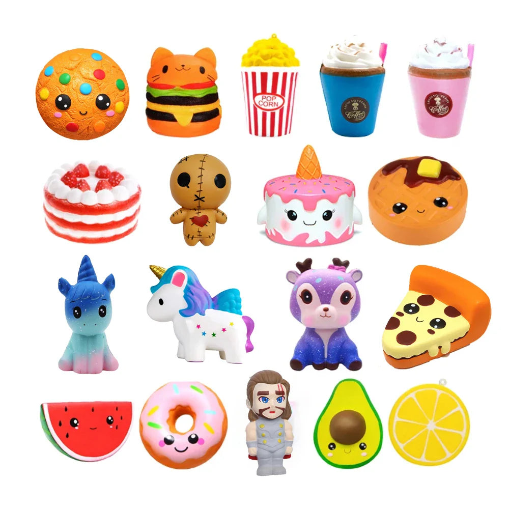 Cartoon Ice Cream Squishy Toy | Slow Rising PU Squishies for Stress Relief
