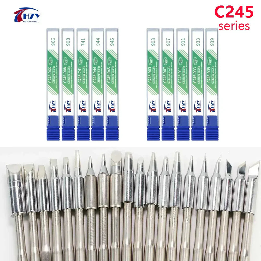 OEM C245 Series Soldering Iron Tips | Universal T245 Handle Soldering Station Tips for Phone Repair
