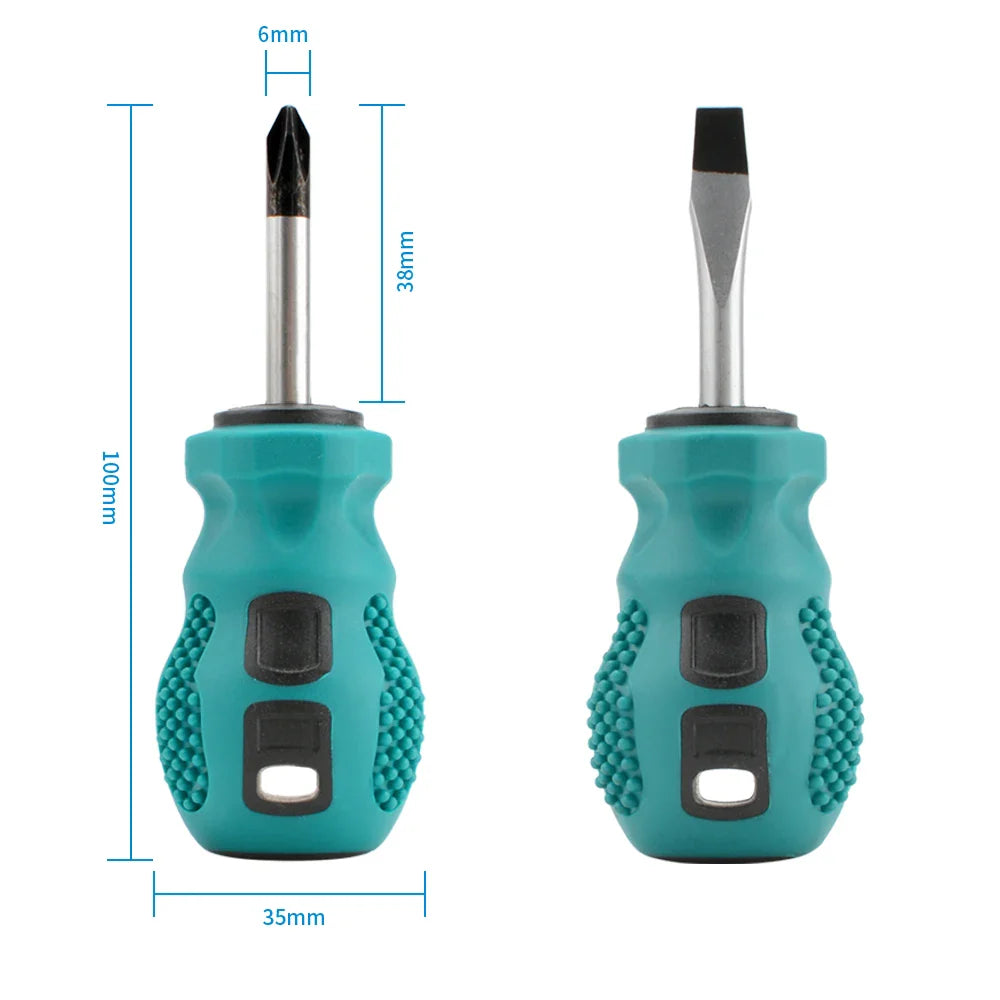 Precision Screwdriver Set | Manual Kit with Phillips and Slotted Head
