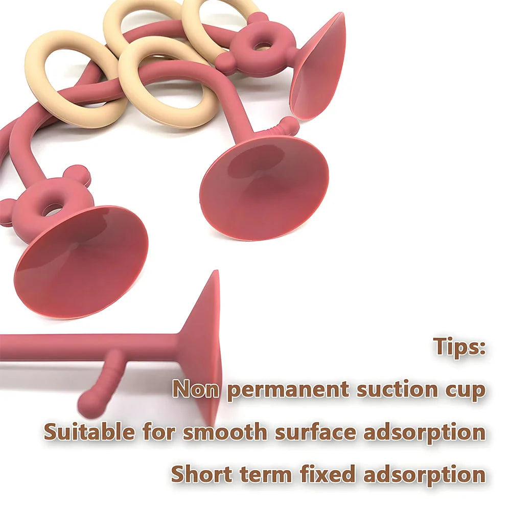 Silicone Desktop Bead Wrap Baby Learning Toy