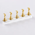 Magnetic Nail Holder Set - 5/30pcs False Nail Tip Practice Stand with Crystal Base