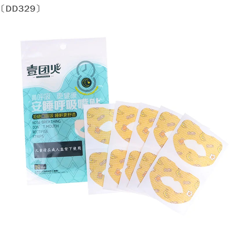30 Pcs Sleep Closure Stickers for Kids | Gentle Mouth Tape for Nasal Breathing