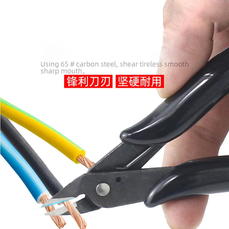 Mini Diagonal Pliers | Flush Wire Cutters for Precision Electrical Work