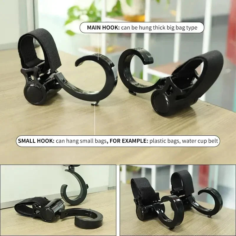 Cartoon Stroller Hook Set Umbrella & Car Seat Hooks