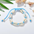 Summer Beach Shell Anklet For Women Bohemian Braided Rope Adjustable  Chain Bangle Girls Leisure Vacation Jewelry