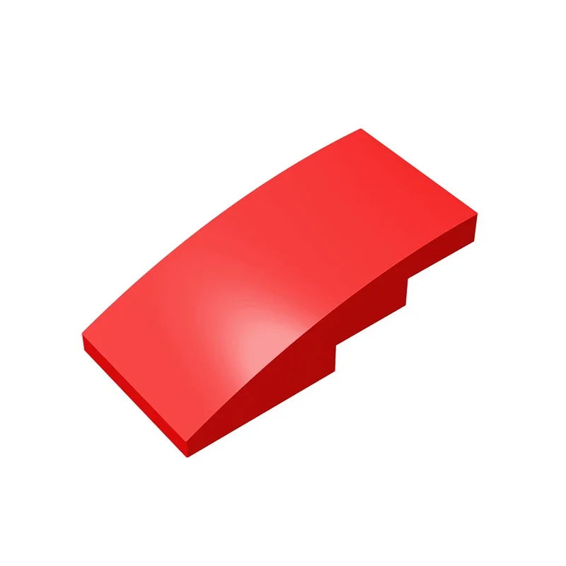 Slope, Curved 4 x 2 Building Block (Gobricks GDS-660) | Compatible with Lego 93606 Parts for DIY