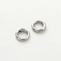 5Pcs 20mm 14K 18K Gold Plated O Ring Spring Clasps Openable Round Keychain Hook Charms Pendants Connector For DIY Jewelry Making