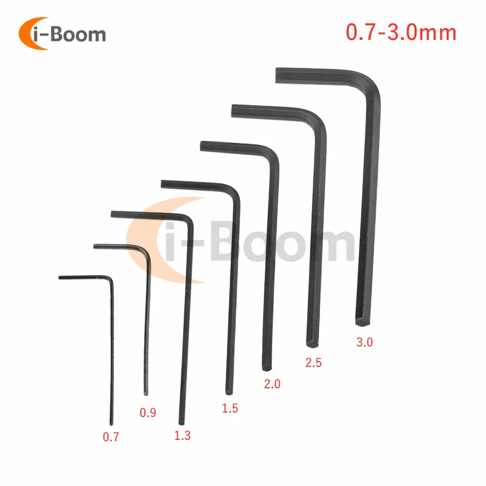 7-Piece Mini Hex Key Allen Wrench Set | 0.7-3mm Alloy Steel Screwdriver Kit