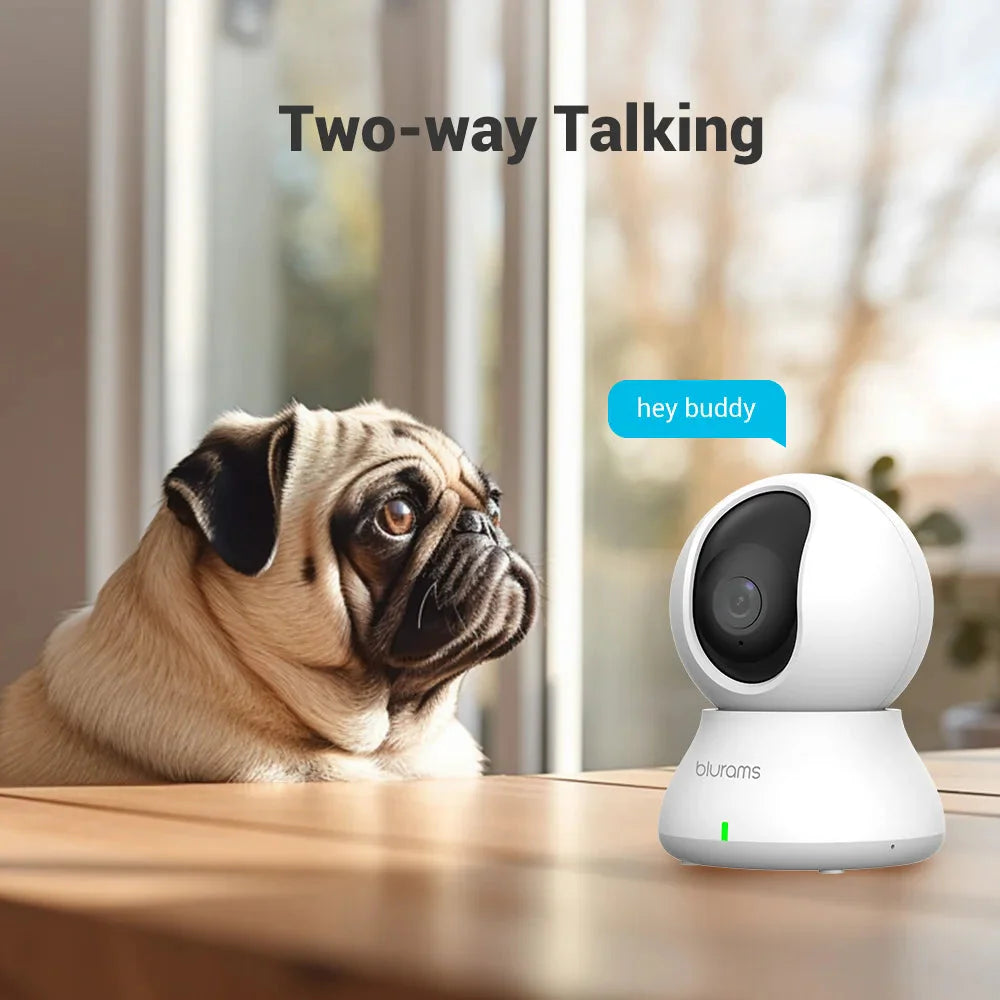 Blurams 2K 360° WiFi Indoor Security Camera with PTZ