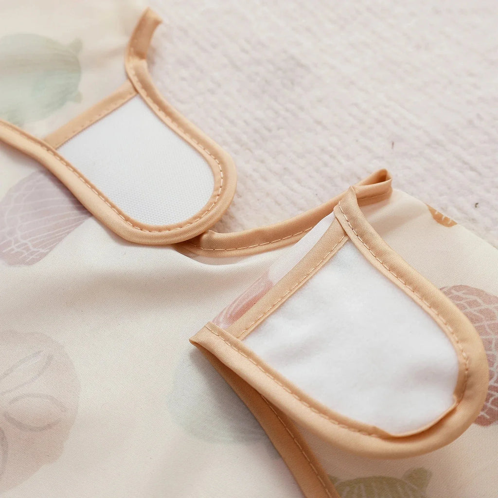 Waterproof Long Sleeve Baby Bib | Washable Feeding Bib with Full Coverage & Easy Clean Design
