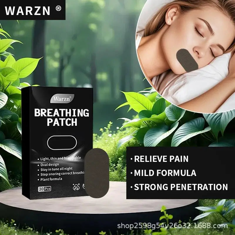30 Pcs Anti Snoring Nasal Strips and Mouth Tape | Better Breathing for Snoring Relief