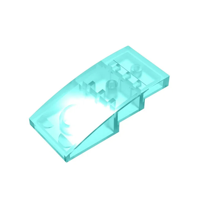 Slope, Curved 4 x 2 Building Block (Gobricks GDS-660) | Compatible with Lego 93606 Parts for DIY