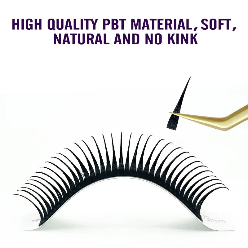 Wet Lashes Cosplay Eyelash Extensions | 0.07mm Mink Spikes Lashes