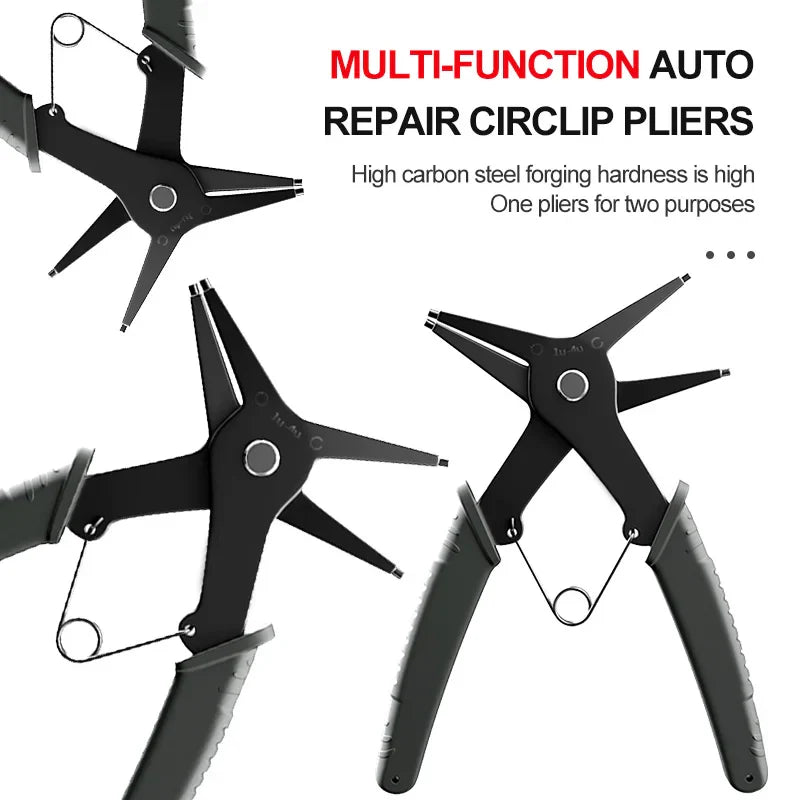 2 in 1 Snap Ring Pliers | Internal External Retaining Ring Pincer Tool