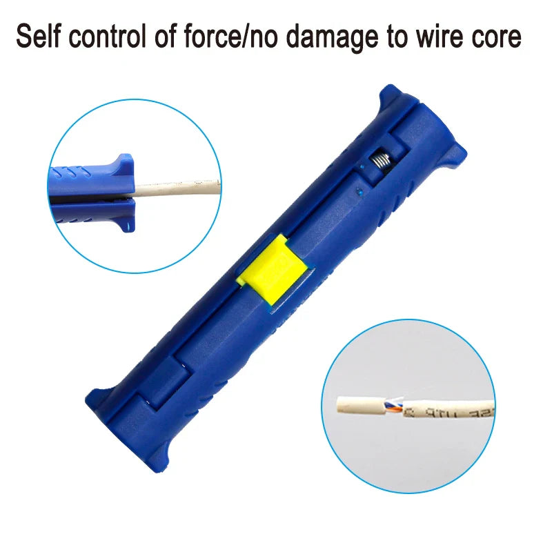 Portable 2-in-1 Cable Stripper | Multifunctional Automatic Wire Stripper Tool