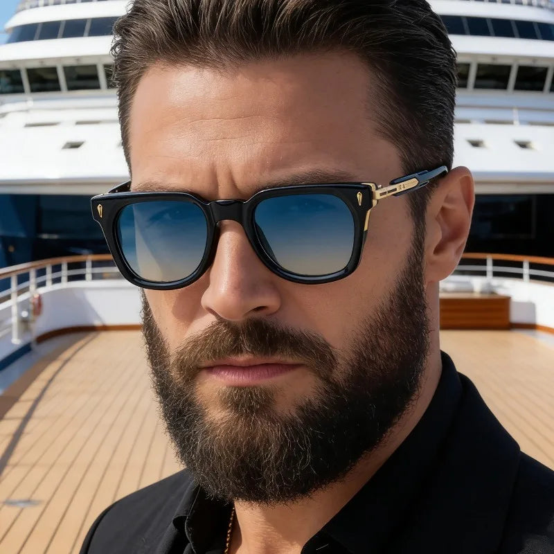 2026 Fashion Square Sunglasses for Men | Luxury UV400 Driving Eyewear