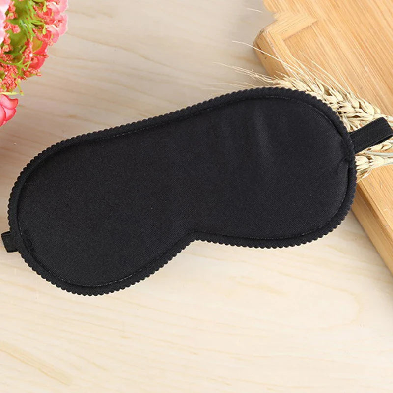 Black Sleep Mask | Light Blocking Travel Eye Shade