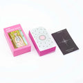 Pink Border Tarot Card Deck – 78pcs English Divination Guidebook