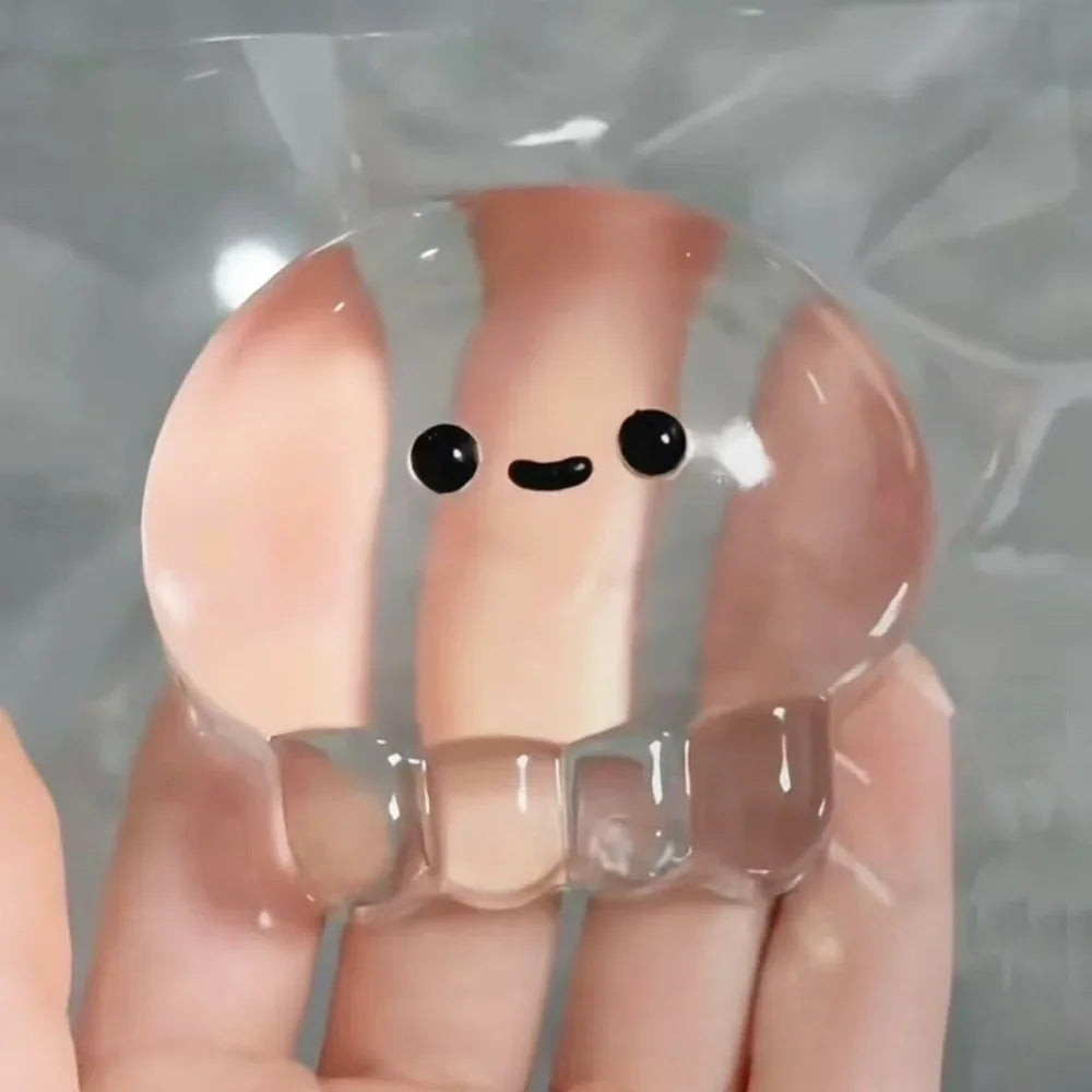 Taba Squishy Jellyfish | Kawaii Stress Relieving Sensory Fidget Toy for Anxiety and Relaxation Desk Accessory