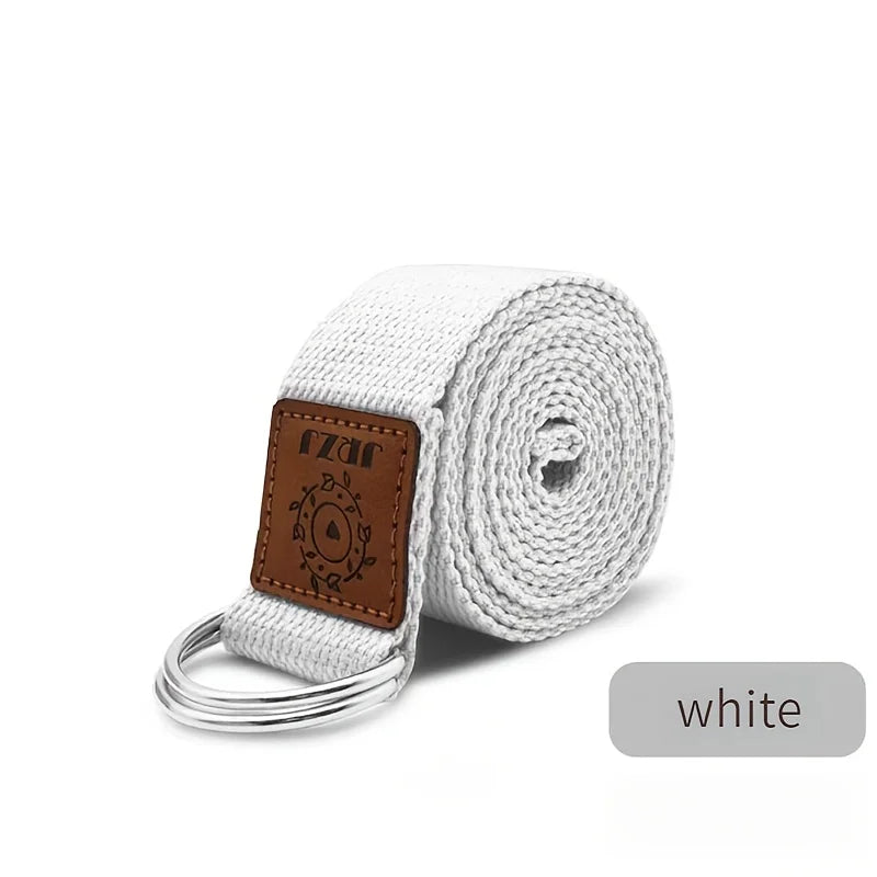 Yoga Stretching Strap with Metal Rings | Fitness and Flexibility Aid