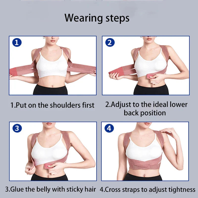 Invisible Posture Corrector – Back & Shoulder Support for Adults