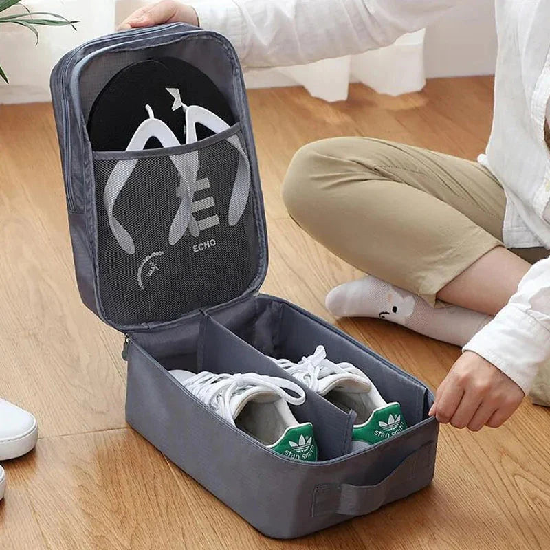 Portable Travel Shoe & Clothes Bag – Multifunction Organizer Storage